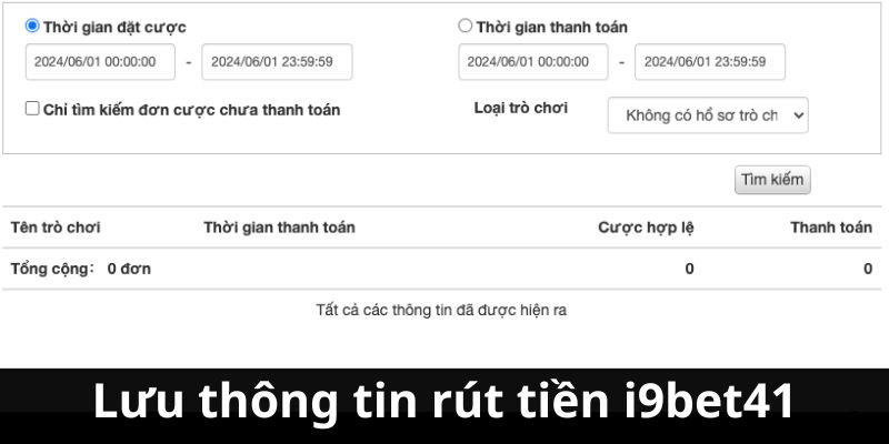 Lưu thông tin chuyển khoản để rút tiền nhanh chóng cho lần sau